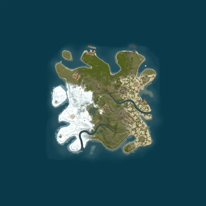 Map of Shadowplayers RUST server