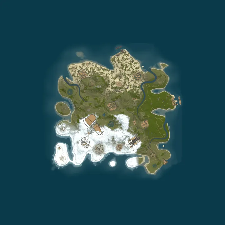 Map of KontiRust | PVE x1.5 | Events | Monthly
