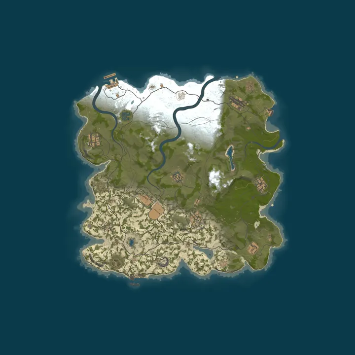 Map of BRUTAL RUST | x2 | Solo/Duo
