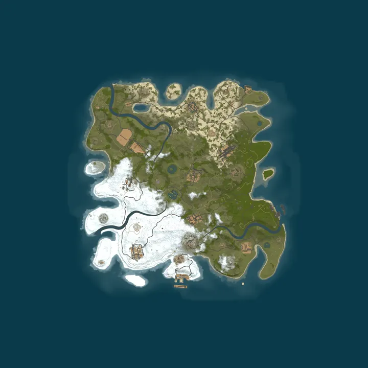 Map of Houston Rust