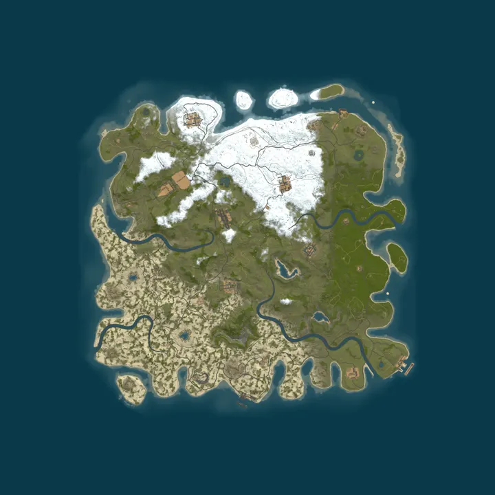 Map of Wolframite Mine