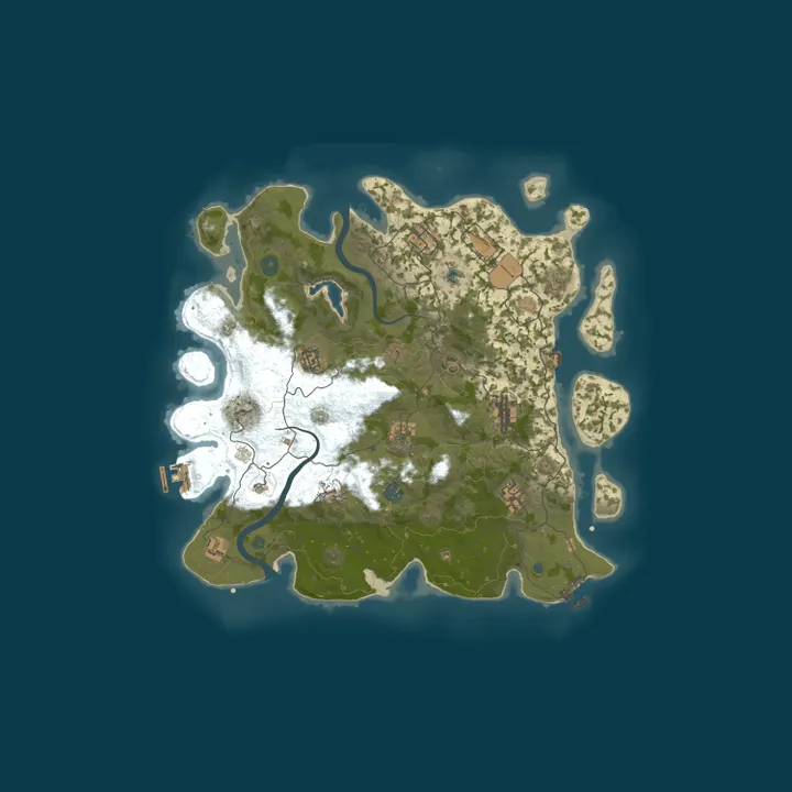 Map of KЛACCИKA X2 | СИБИРЬ | ДЛЯ HOBИЧKOB | 02.10