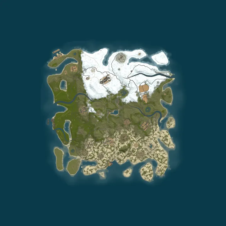 Map of Hazma Rust #3 - Fast 50x (NoLimit)
