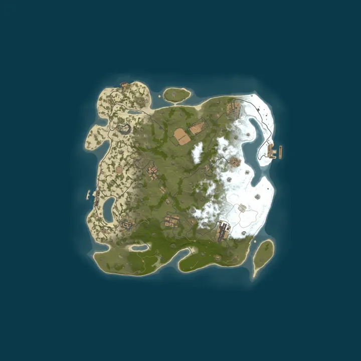 Map of Bestrust Solo/Duo/Trio 2x | JUST FULLWIPED 08.10 10/08