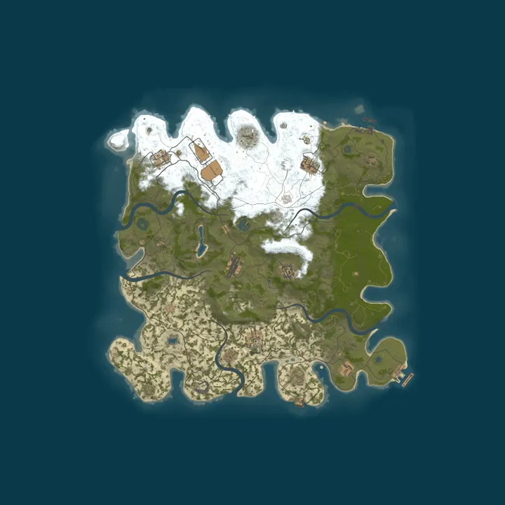 Map of EASYRUST.LV 3X | WEEKLY | VANILLA+