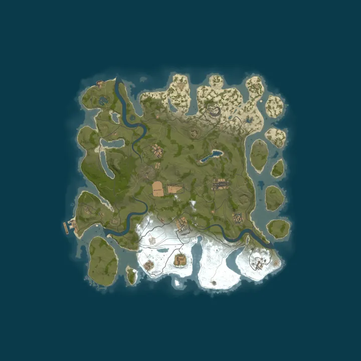 Map of The Hangout | PvE | Modded | Friendly Community