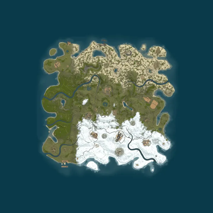Map of [EU/CZ/SK] Themis Rust  Modded  Events  Zombies