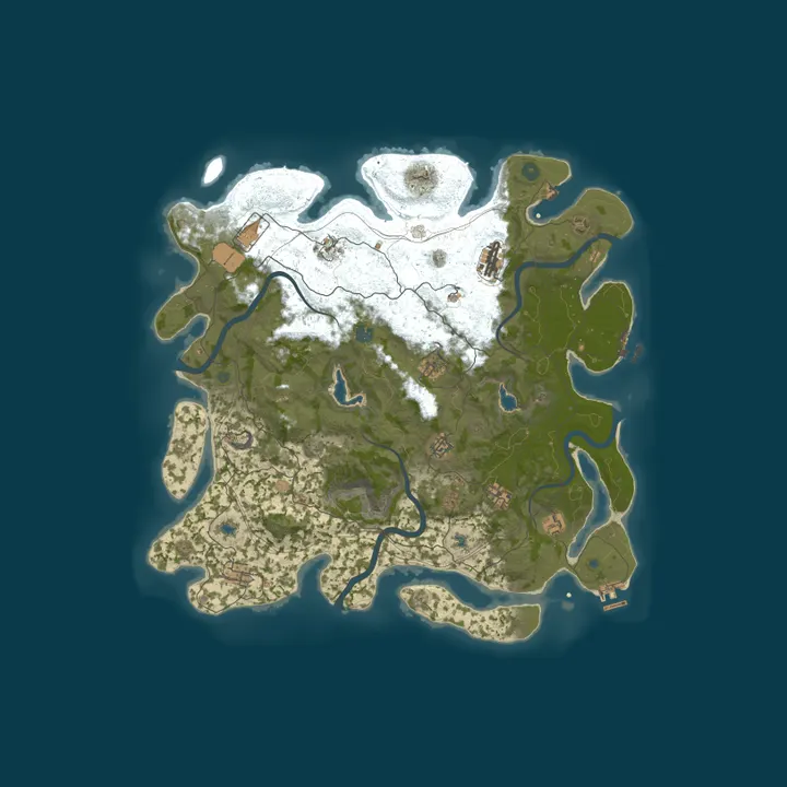 Map of [RU][PVE] Corrosionland - Судный День