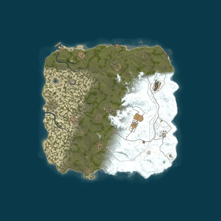 Map of MIRAGE RUST | MAIN 2x | VANILLA+ | Wipe 02.10