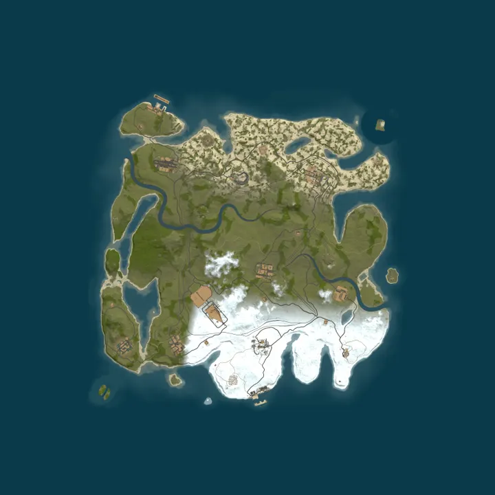 Map of Hosted by SurvivalHost.ORG