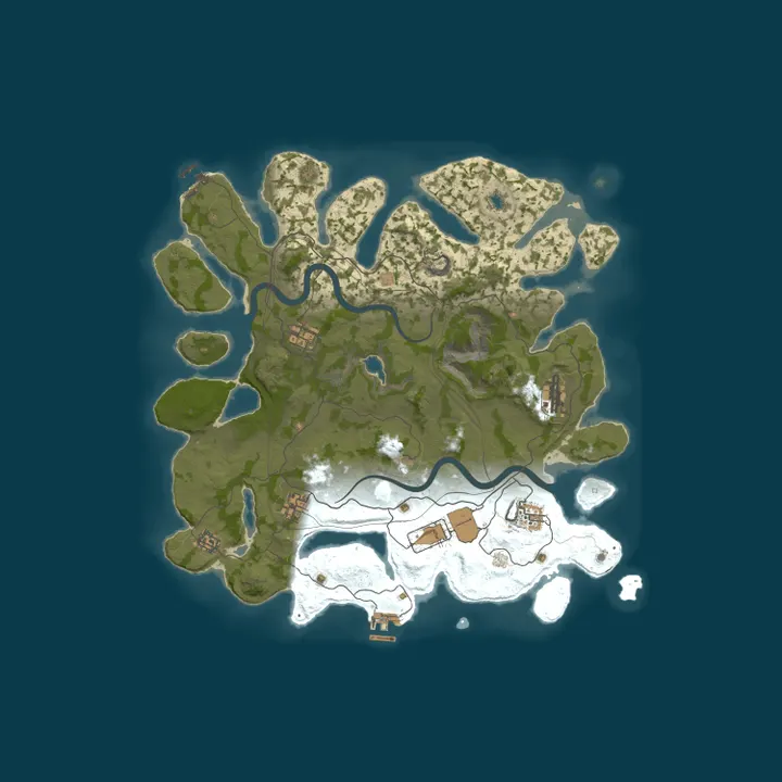 Map of A Rust Server