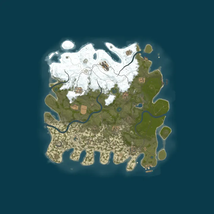 Map of [RU]RUSSIAN BEAR/PVE/RAIDBASES/EVENTS/KIT/SKIN