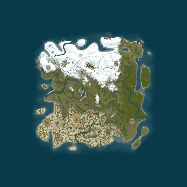 Map of [PVE] <<< MAGIC ISLAND >>> [RU/EU] Мирный
