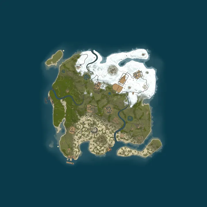 Map of Hosted by SurvivalHost.ORG