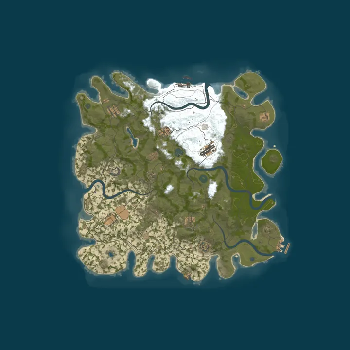 Map of TOP RUST | НОВИЧКИ | МОСКВА | MAX 4 | x2 | WEEKLY 