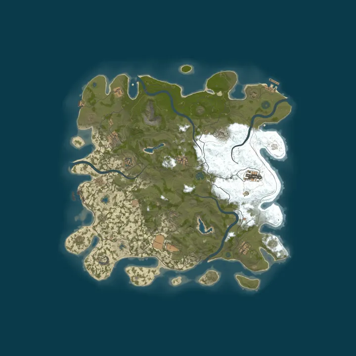 Map of DEJA VU PVE X3-X7