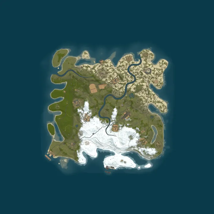 Map of Скуфный остров|X1.5|PVP|NO OFFLINE RAID