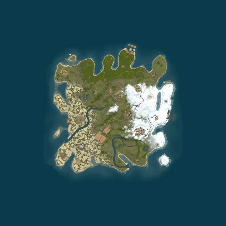 Map of URBAN RUST #1 [ X50 | NO LIMIT | KITS | CLANS | TP ]