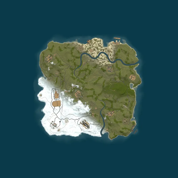 Map of Rumble Rust - Friday 2x | Wipe 02.10