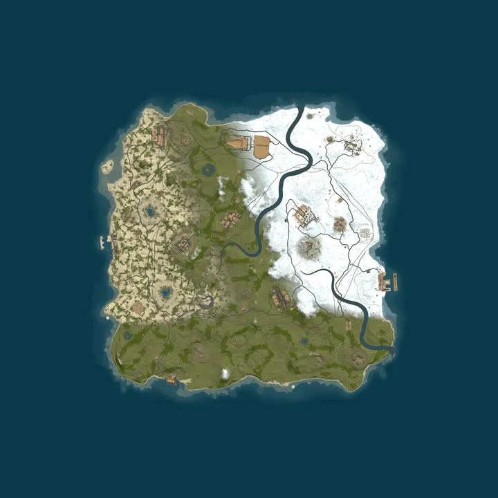 Map of [RU] RUST WAY CHILL X2 | NO LIMIT | КЕЙСЫ