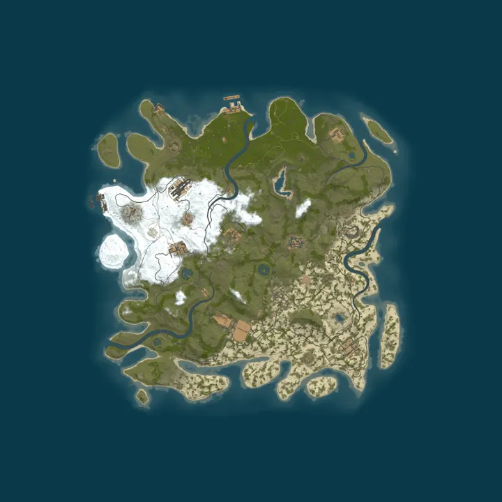 Map of Mad Science Reborn | PVE | 2X+ | Raidable Bases | Bosses