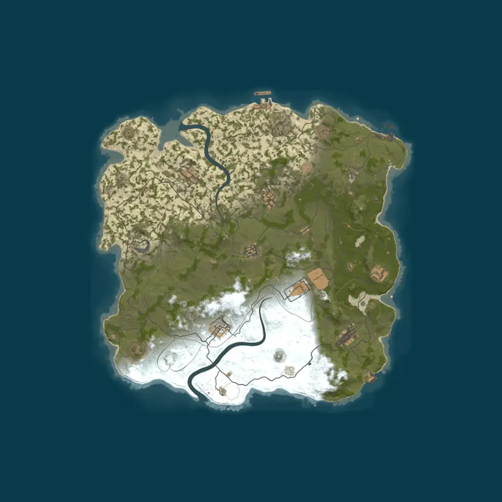 Map of My Untitled Rust Server