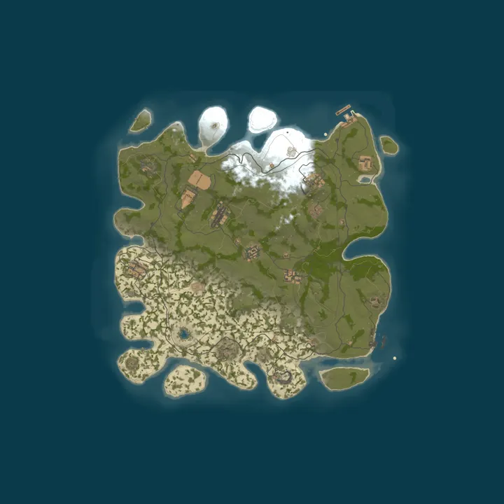 Map of Rustality - 3x | No BPs | Kits | Shop