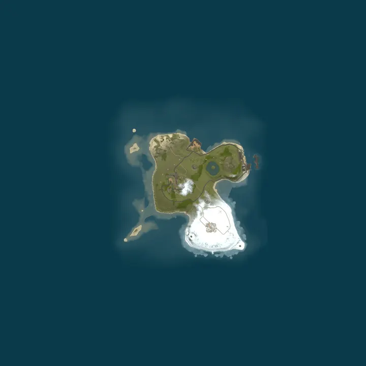 Map of Rust Cuba solo duo 2X