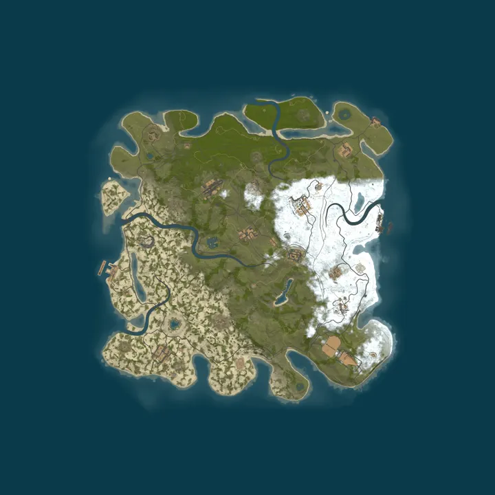 Map of Les Vagabonds FR pve x2 /kit/vip