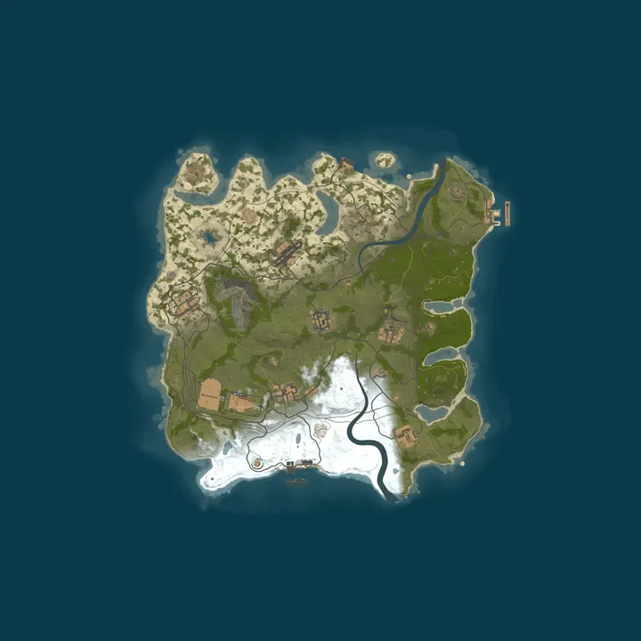 Map of Test server