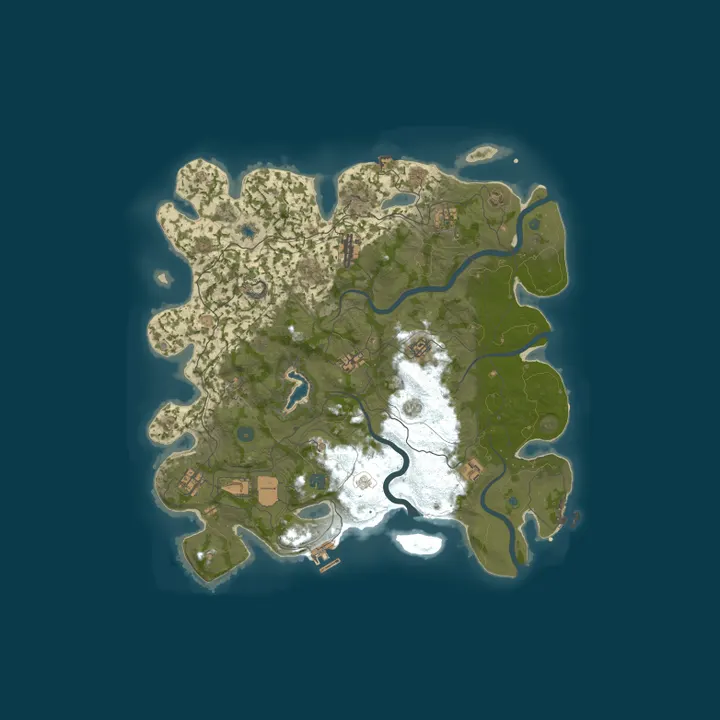 Map of INDI RUST X2