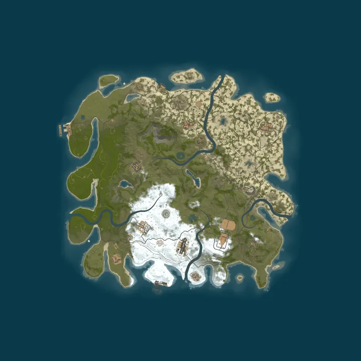 Map of [ESP] [PVP/PVE] RustZ Invasion Zombie