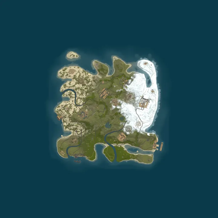 Map of [BR] RUST PLAYER 5X 23/09