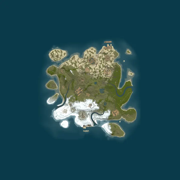Map of A Rust Server