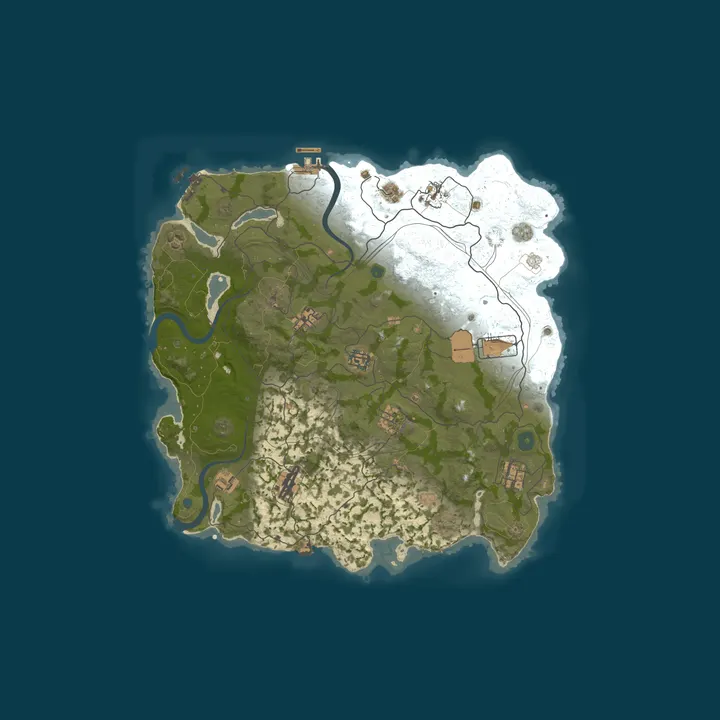 Map of RustVikings | Solo/Duo | Saturdays | FULLWIPE 03/10 17:00CEST