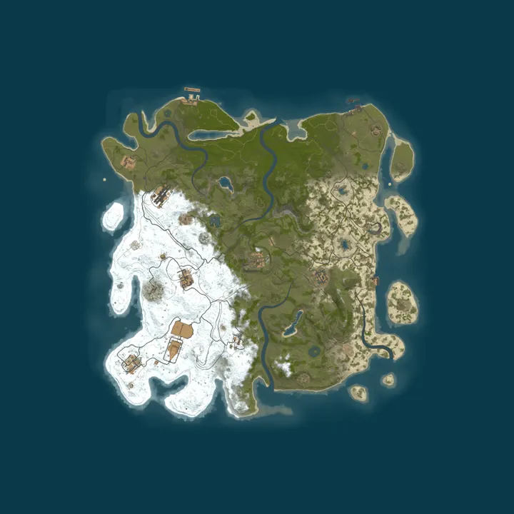 Map of FOG PVE 5X | Raidable Bases | Convoy's