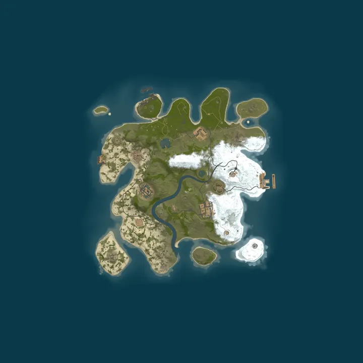Map of [U.S]OzziGaming Vanilla Solo/Duo/Trio | Weekly |