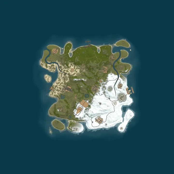 Map of Rustly xMillion | 1,000,000 stacks | xMillion loot | Kits | TP