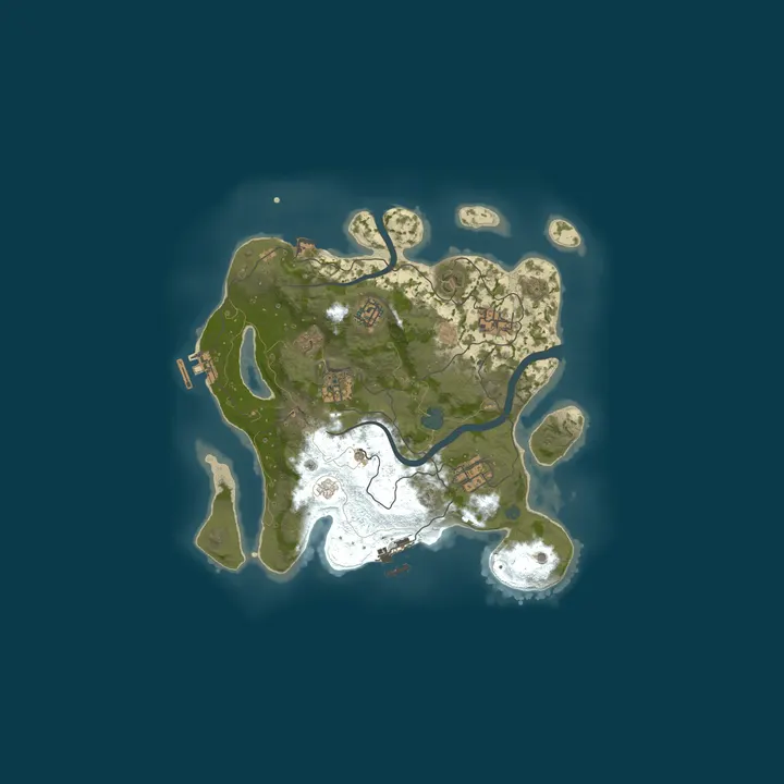Map of A Rust Server