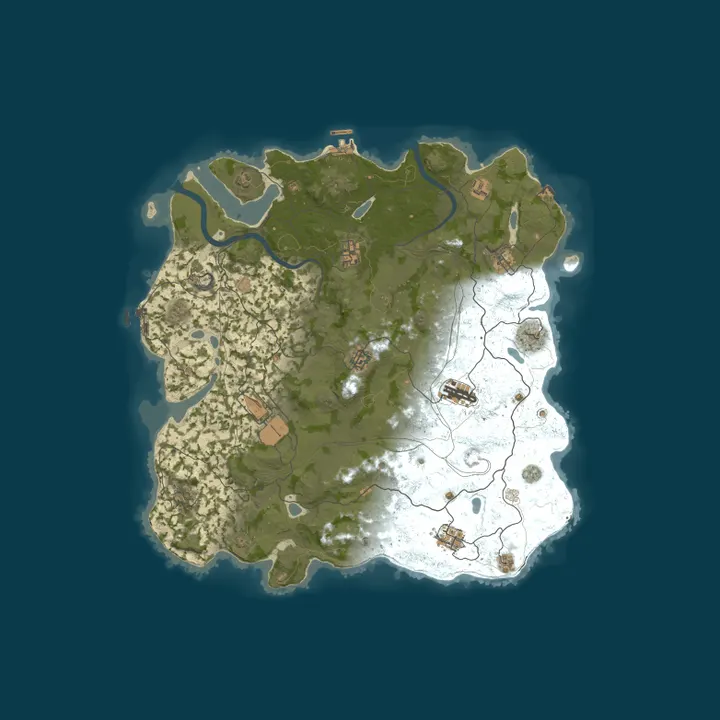 Map of WARBANDITS.GG EU 3X |Solo/Duo/Trio/Quad/Max5|LootX3| JUST WIPED