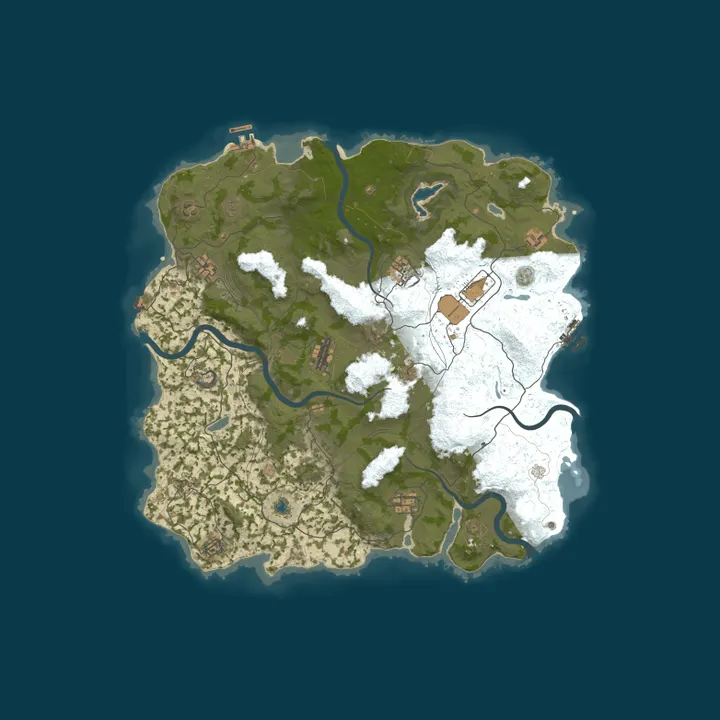 Map of Survivors.gg Main [ 2x Vanilla ] FULLWIPED 02.10