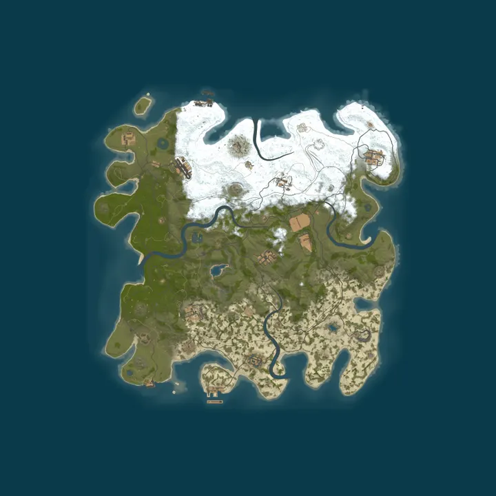 Map of [EU/PT] Serradinha Rust Server