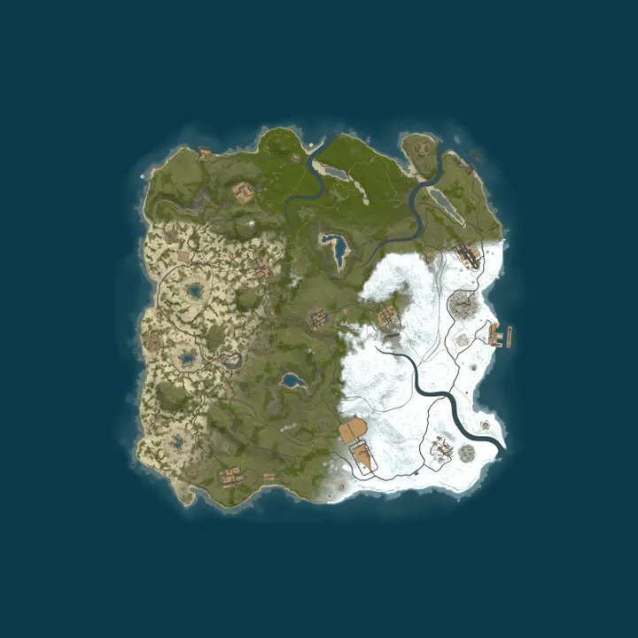 Map of Reddit.com/r/PlayRust - EU Biweekly