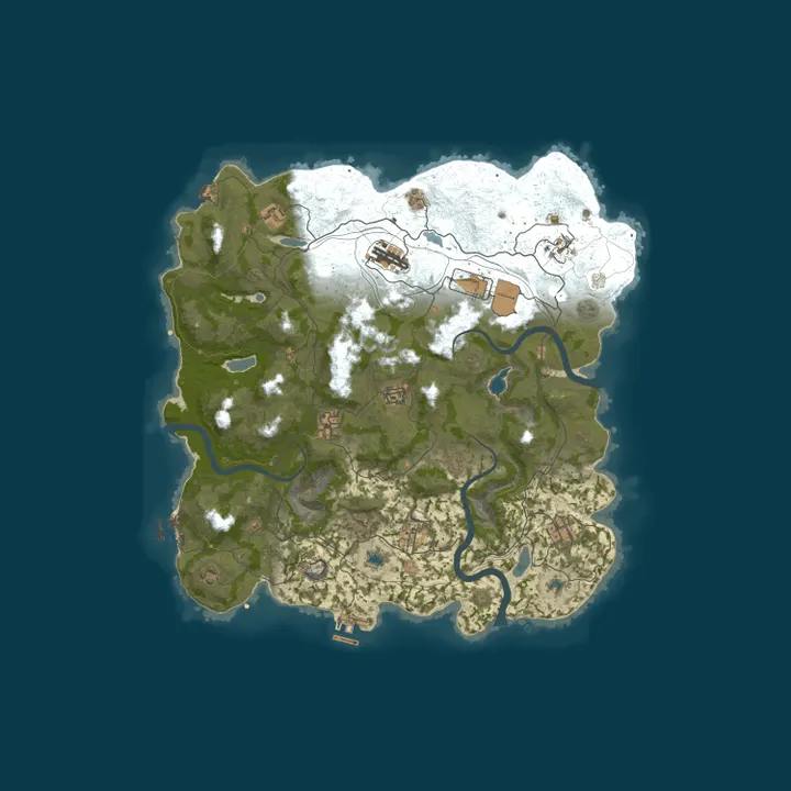 Map of Reddit.com/r/PlayRust - EU Main