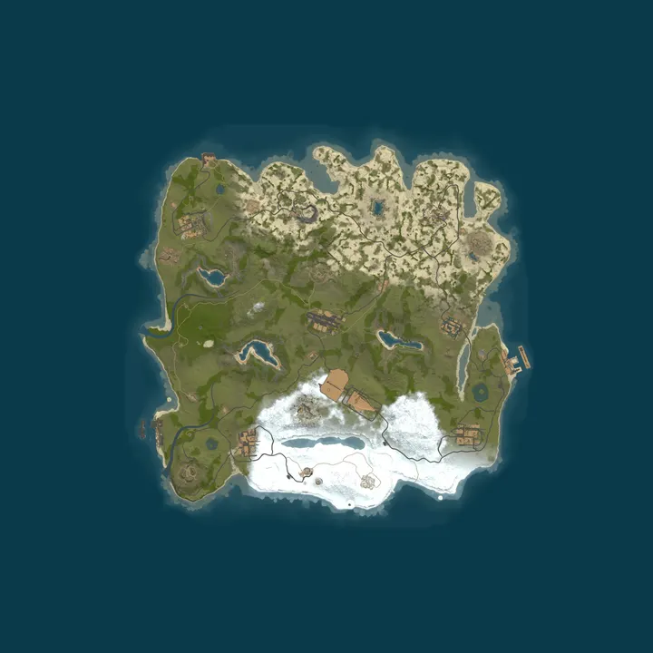 Map of DOPERUST.COM – 2X Solo/Duo [Vanilla+|Noob Friendly|Monthly]