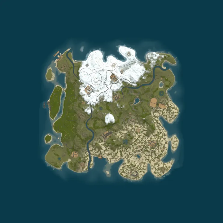 Map of Primal Earth PvE | Hardcore Progression | Rock to AK