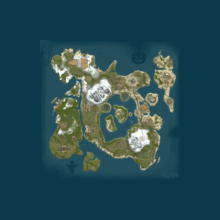 Map of [UK US] Total PvE | Raid Bases | Zombies | Custom Map