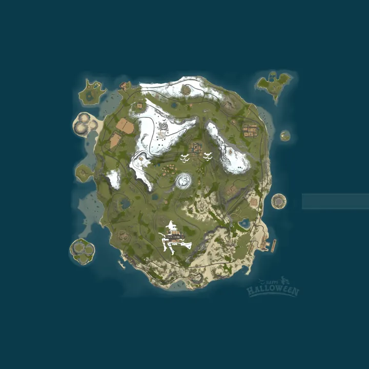 Map of [EU] Salty Zombies PvE #2 | Skills | Raid | Jetpack | Event