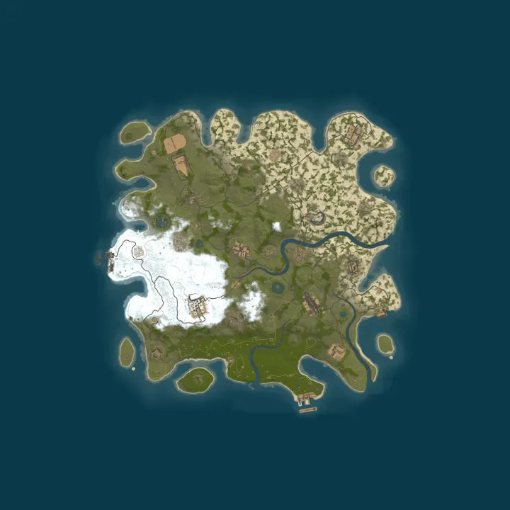 Map of [PL] Polska Łajba Starego | PvE+PvP | Events | Zombies | Skill