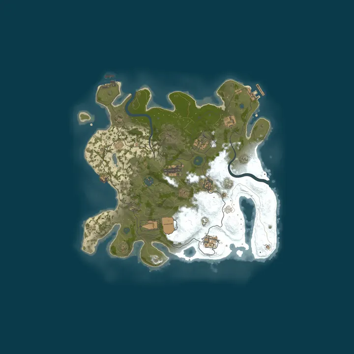 Map of DieselRust [EU] Monthly PvP | Bounties | Clan Wars | Buffs